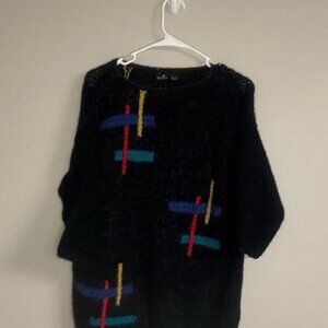 Liz Claiborne Vintage Colorful Patterned Women's Sweater
